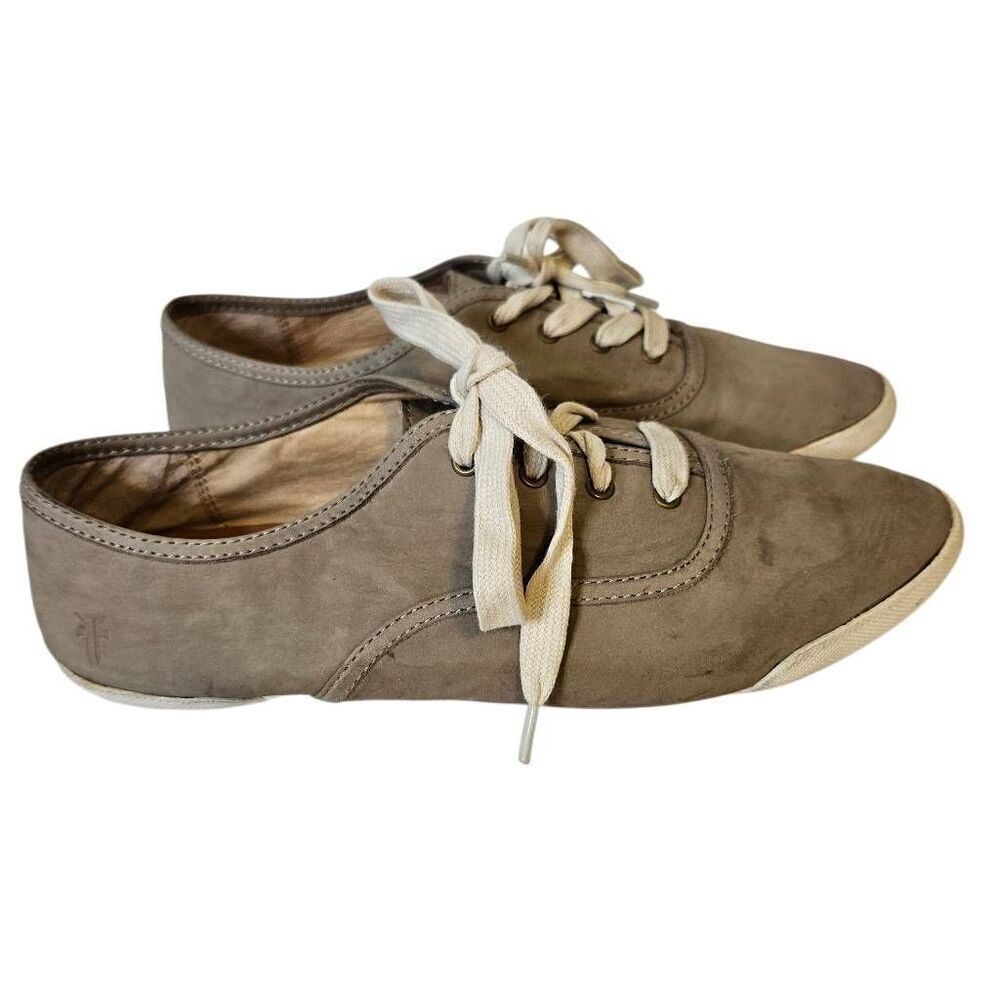 Frye gray leather sneakers. Size 9.5.